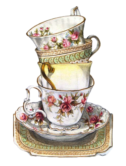 499x657 Fancy Tea Cup Drawing Tattoo Inspiration Tea Cup