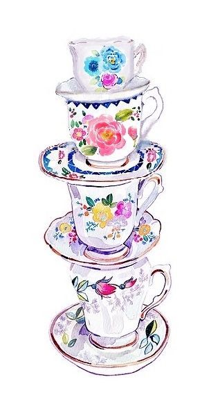 318x579 How To Draw A Teacup Drawing Illustration Ideas For Journal