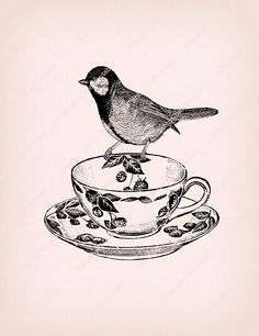 236x306 Vintage Collage Illustration Paris Perfume Bottle French Label