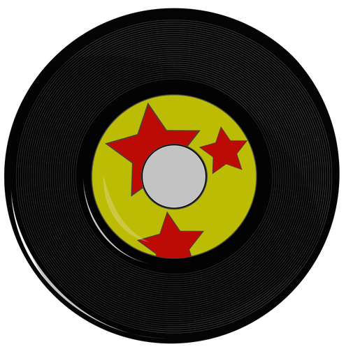 495x500 Vector Graphics Of 45 Rpm Vinyl Record Public Domain Vectors