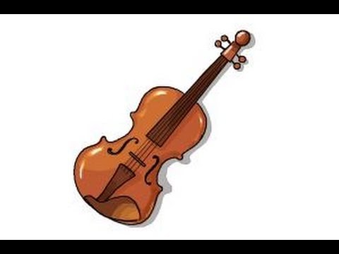 480x360 How To Draw A Violin Step By Step
