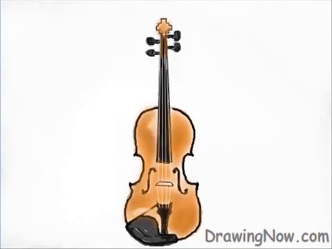 480x360 Learn How To Draw A Violin