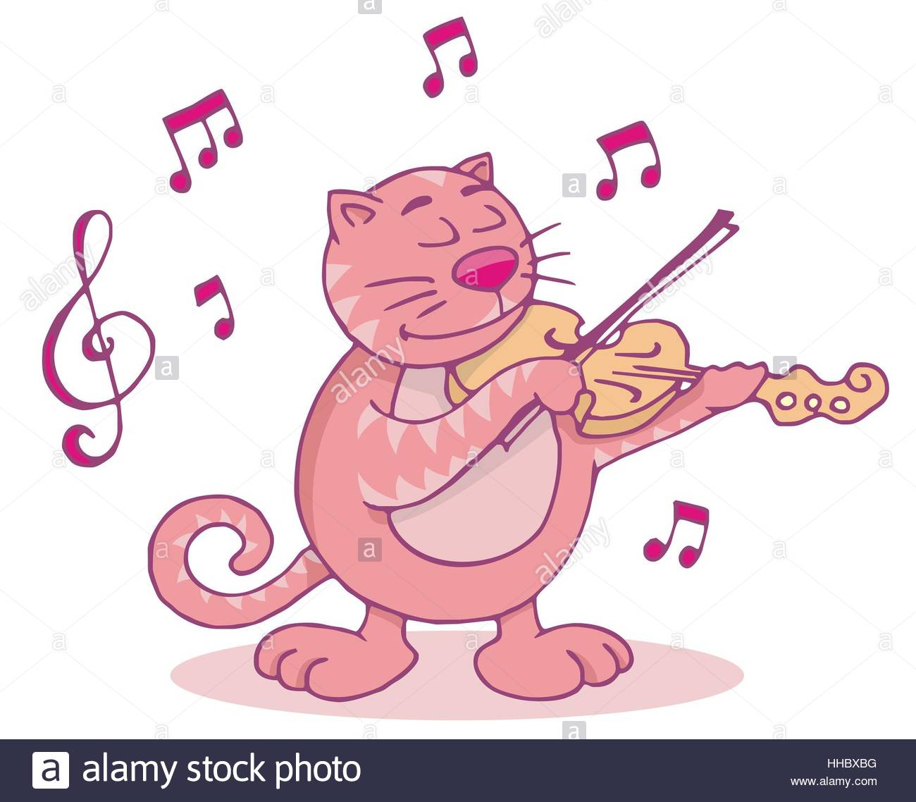 1300x1138 Music, Animal, Illustration, Violin, Notes, Character, Clef