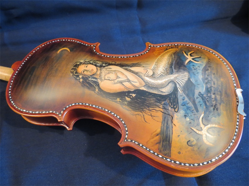 850x637 Strad Style Song Brand Meastro Left Hand Inlaydrawing Violin 44