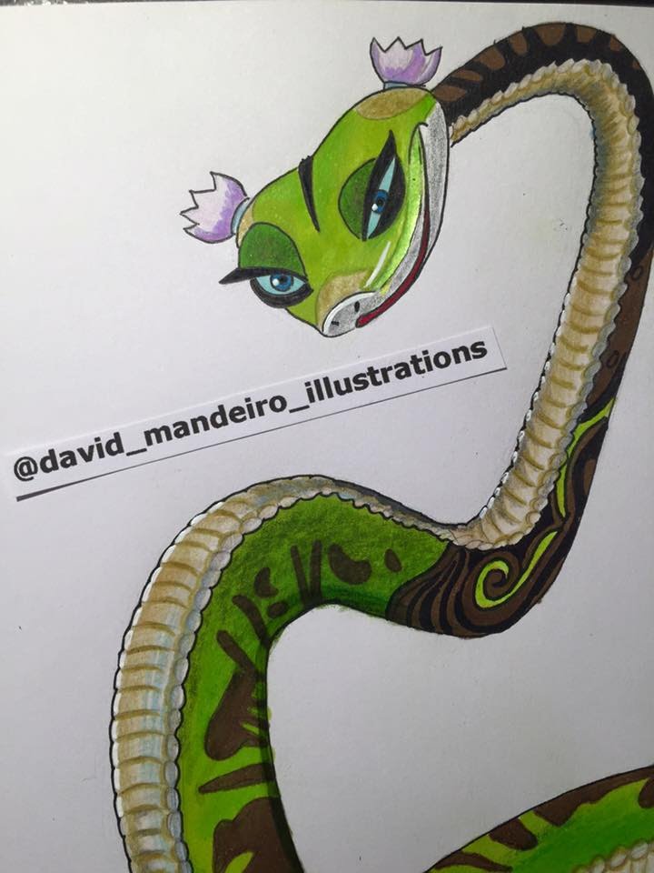 720x960 How To Draw Viper From Kung Fu Panda