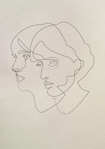 424x600 Quibe Virginia Woolf, 2015. Drawing Pencil