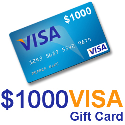 250x250 Win A $1,000 Visa Gift Card!