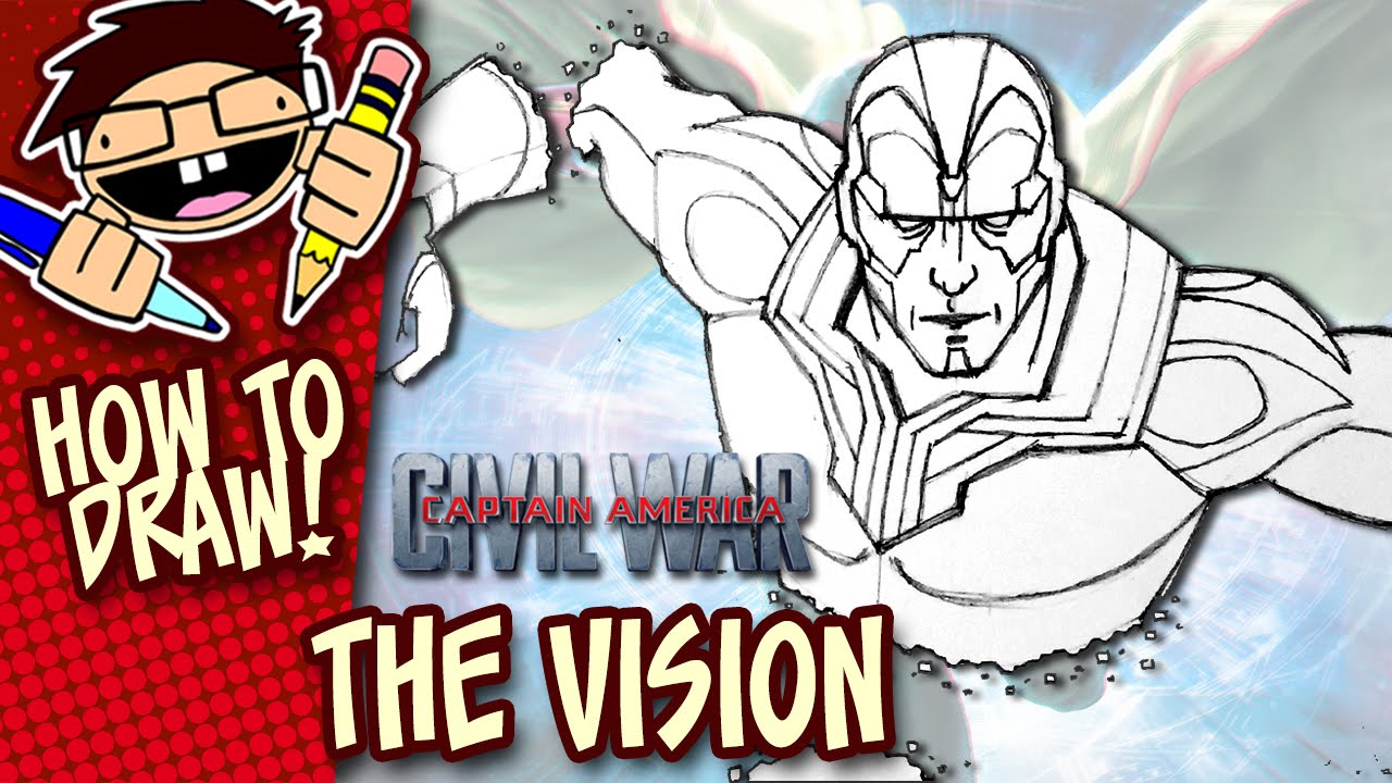 1280x720 How To Draw The Vision (Captain America Civil War) Step By Step