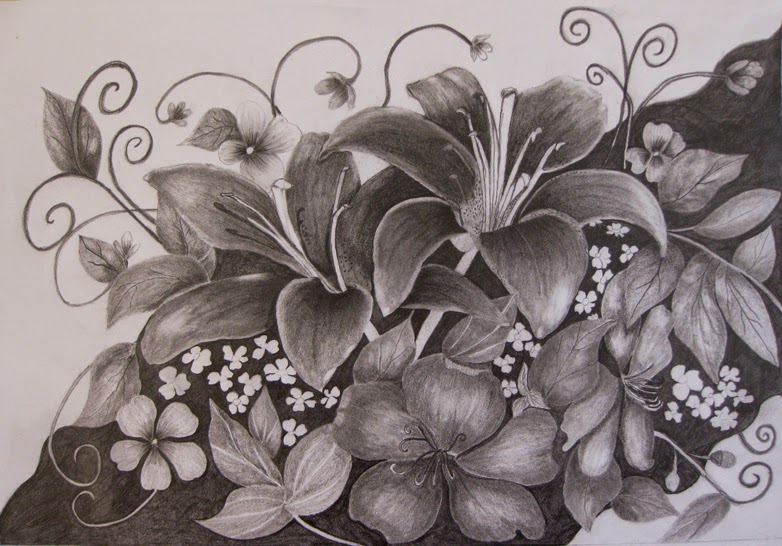 782x546 Meganz School Of Visual Arts Student Blog Clarita's Flower Drawing 4