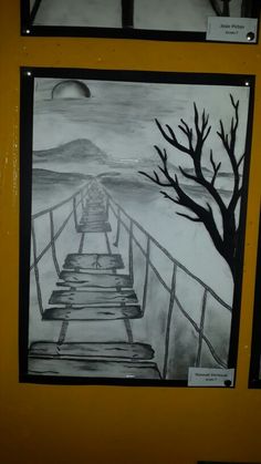 236x419 One Point Perspective Bridge My Paintings And Drawings