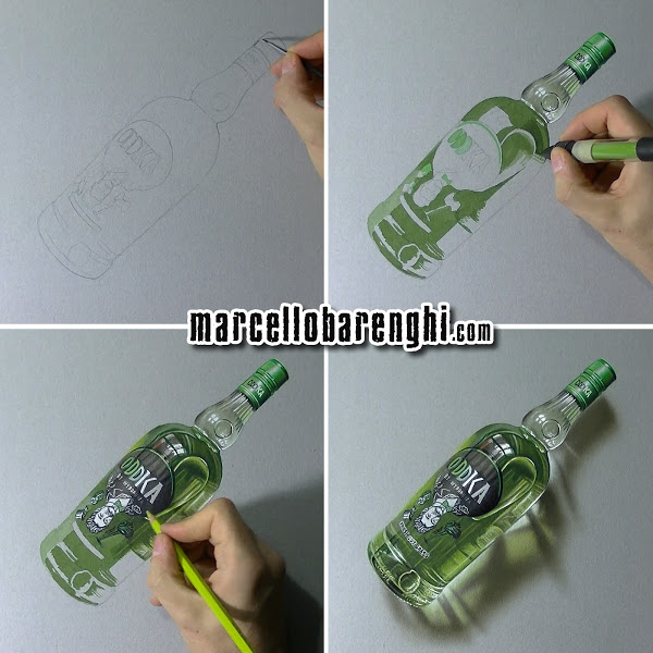 Vodka Bottle Drawing at GetDrawings | Free download