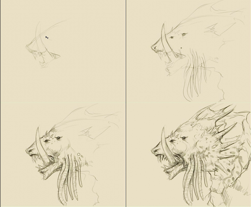 800x660 How To Draw Volcanic Dragon
