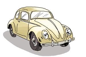 300x200 How To Draw A Volkswagen Beetle