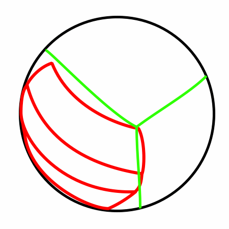 450x450 A Cartoon Volleyball