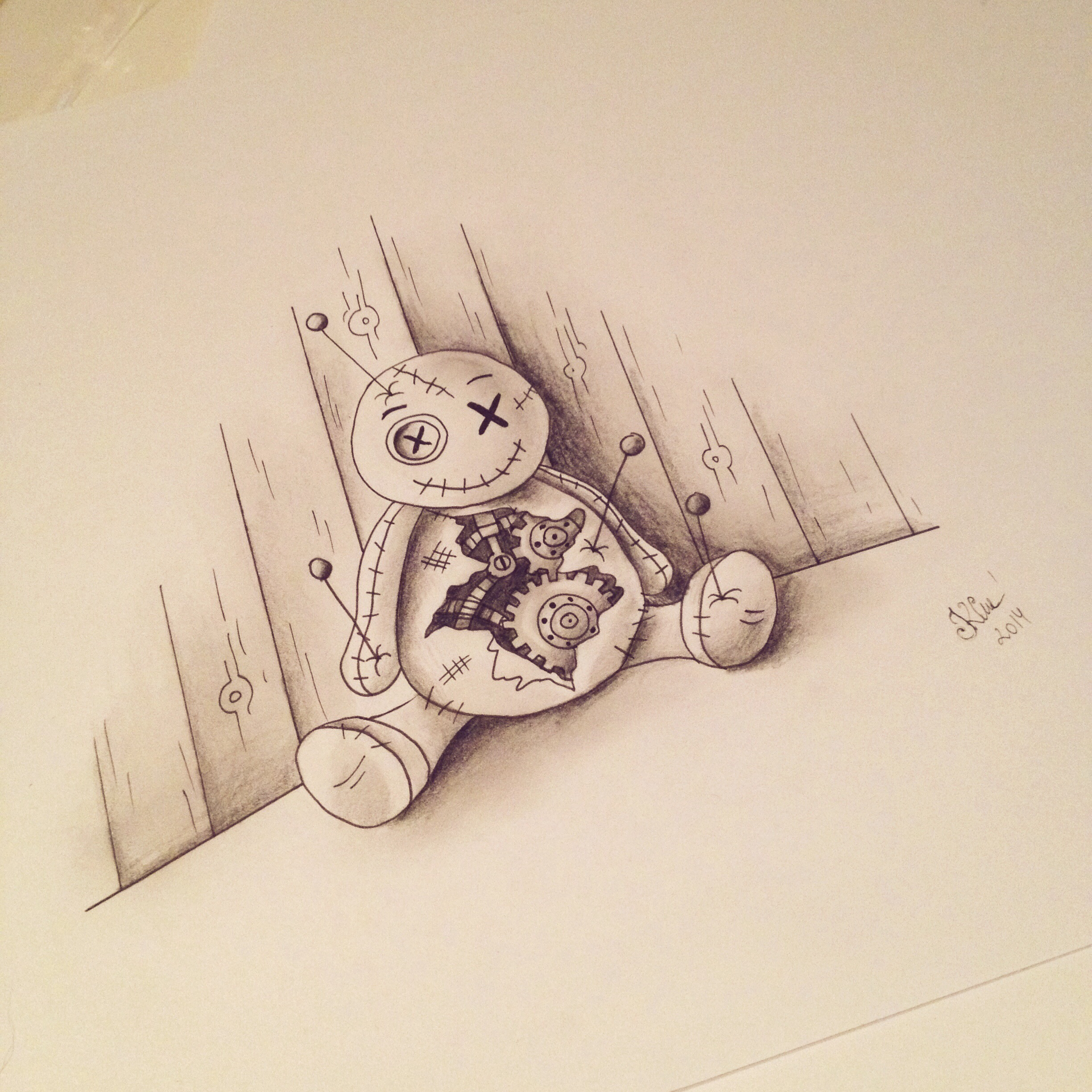 2448x2448 Voodoo Doll Pencil Drawing Tattoo Sketch Drawings, Paintings