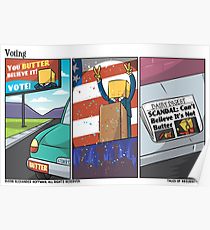 210x230 Voting Drawing Posters Redbubble