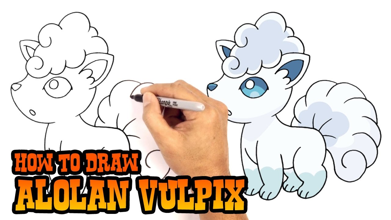 1280x720 How To Draw Alolan Vulpix Pokemon