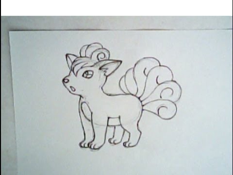 480x360 How To Draw Vulpix From Pokemon (Step By Step Drawing)