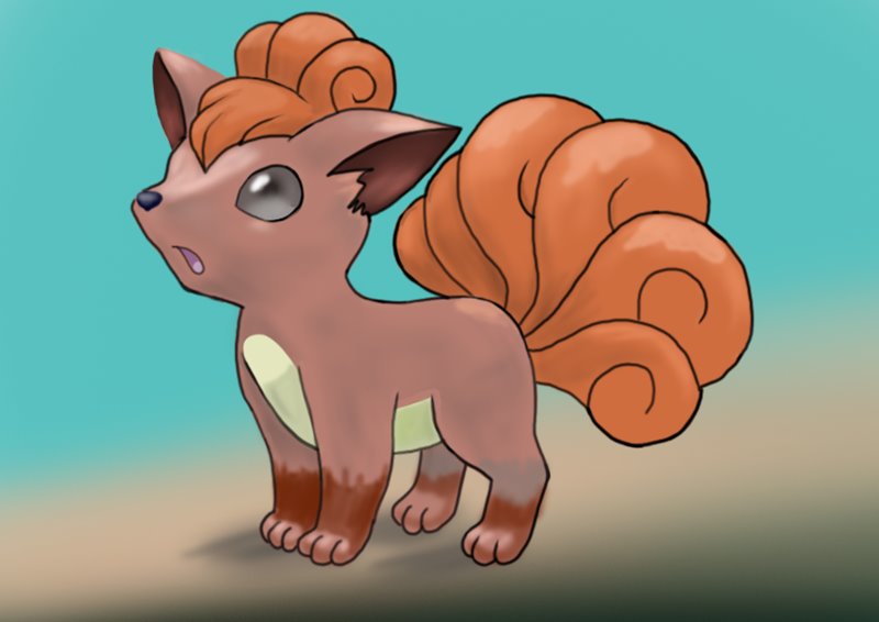 800x566 Learn How To Draw Vulpix From Pokemon (Pokemon) Step By Step