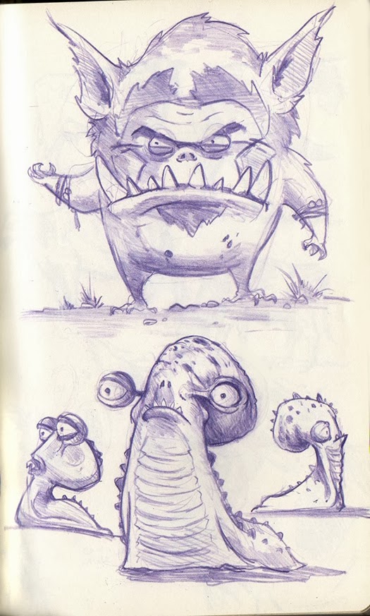 525x873 Wacky Spiders And Other Drawings