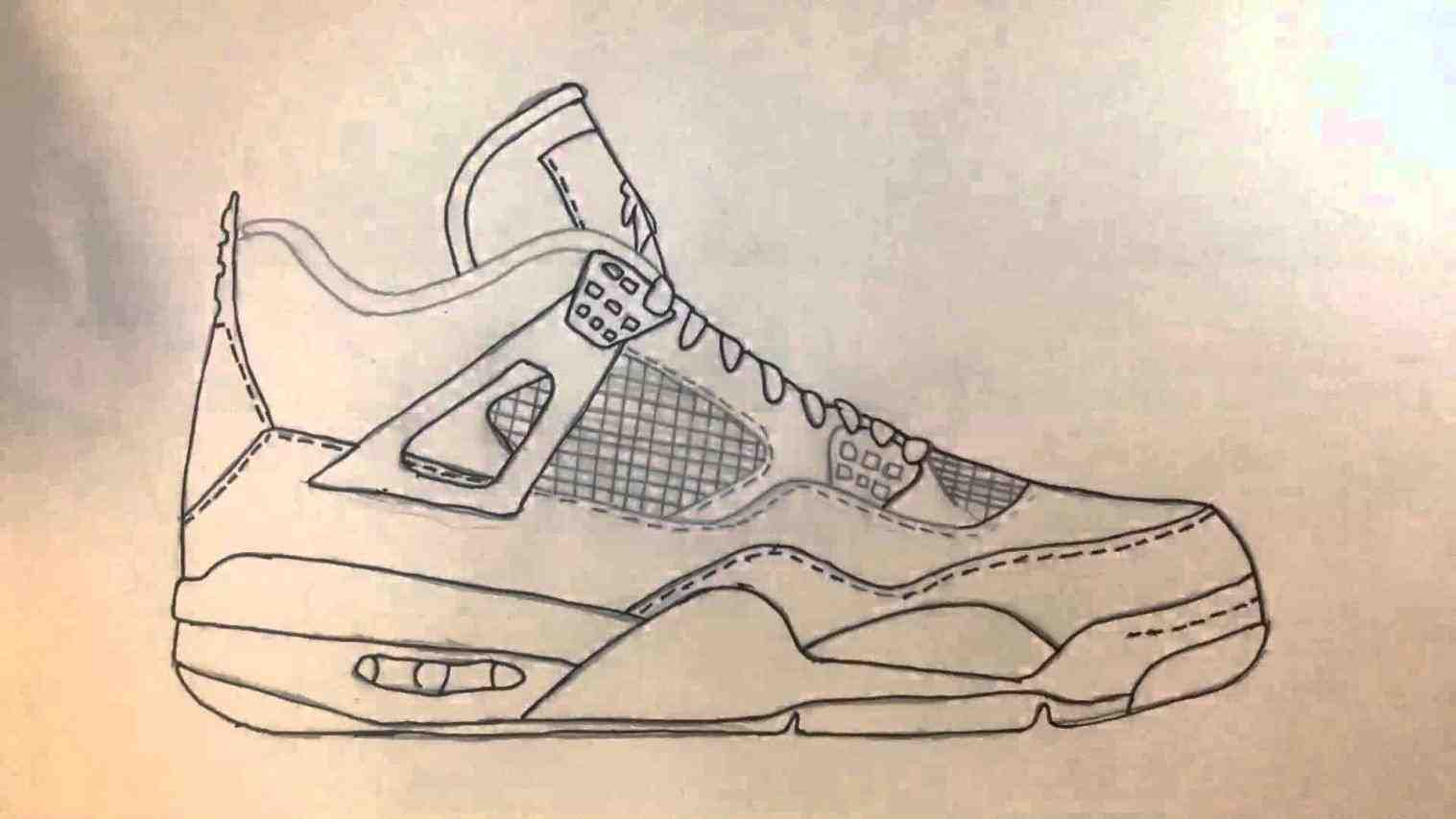 Walking Shoes Drawing at GetDrawings | Free download