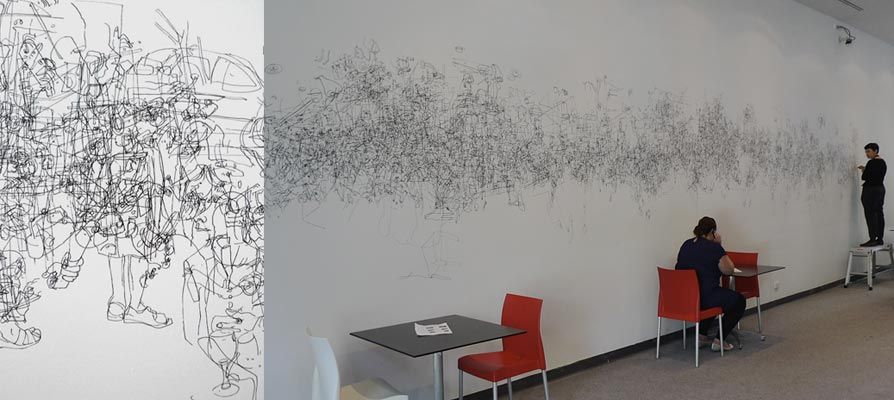 894x400 The Drawing Wall