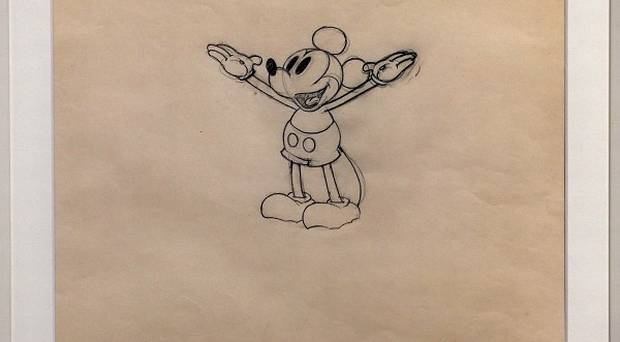 620x342 Disney Drawings Go On Show