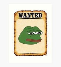 210x230 Wanted Poster Drawing Art Prints Redbubble