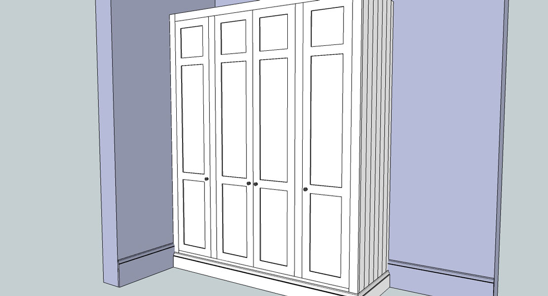 1110x600 Design Drawings In 3d By Peter Henderson Furniture, Brighton, Uk