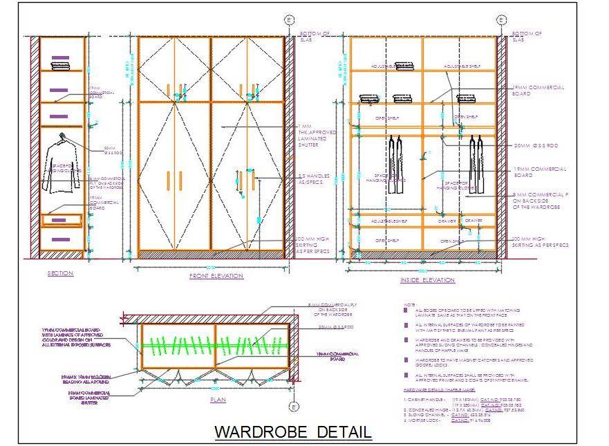 Wardrobe Drawing at GetDrawings | Free download