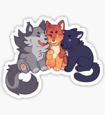 210x230 Warrior Cat Drawing Stickers Redbubble
