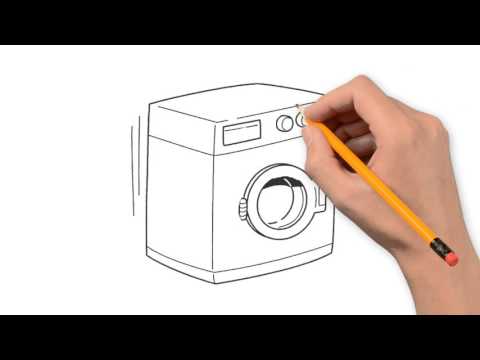 480x360 Washing Machine Things To Draw In Pencil Step By Step