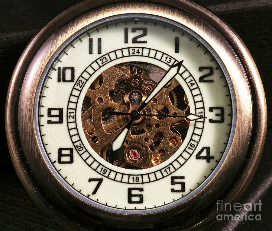 900x766 Pocket Watch Photograph By John Rizzuto