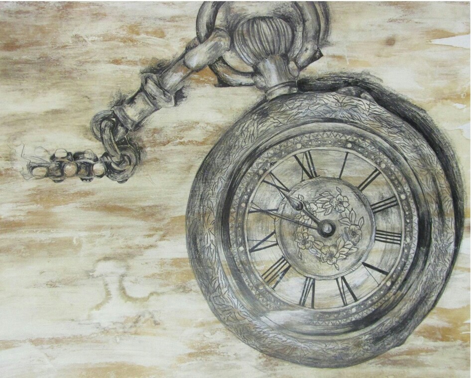 946x759 Pencil Drawing Of A Pocket Watch Body Art! Body