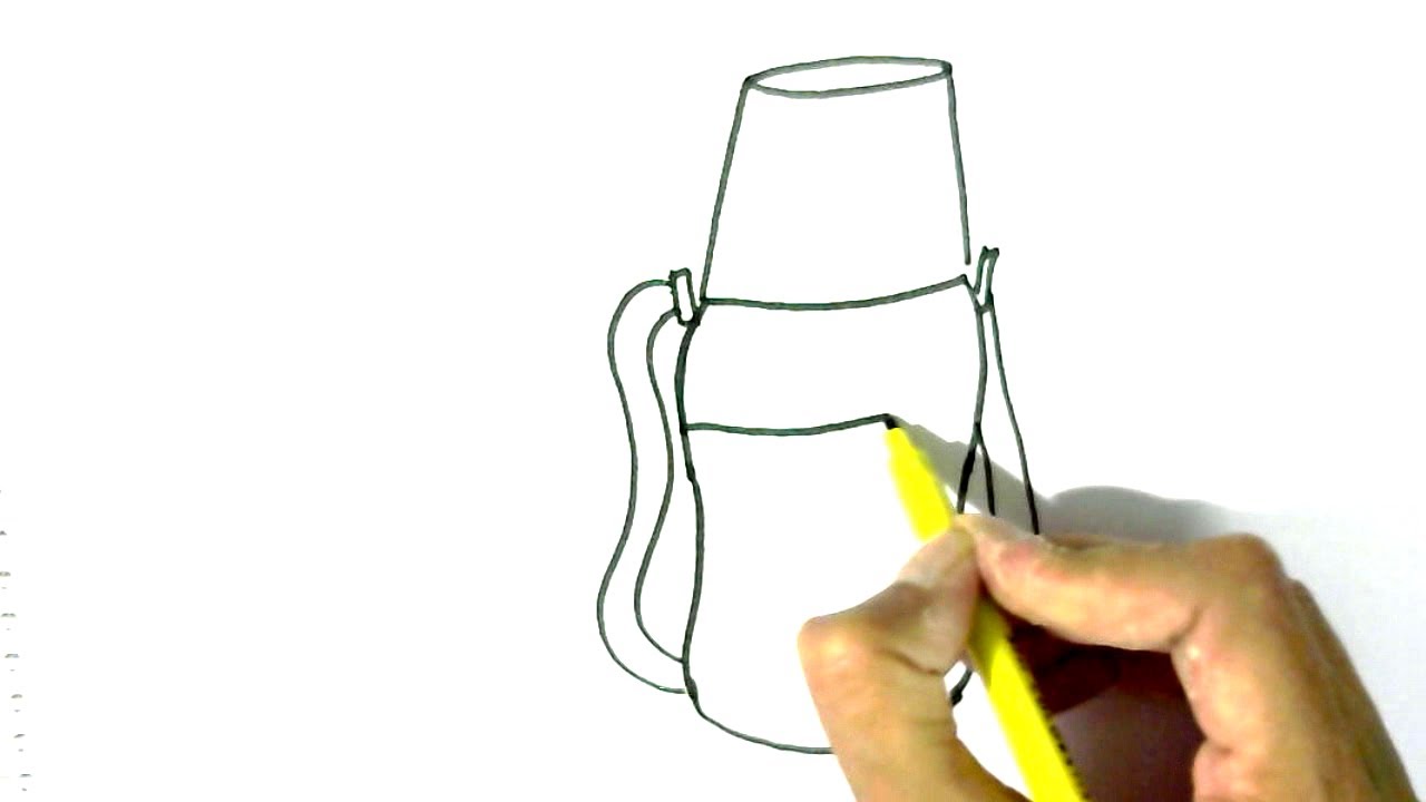 1280x720 How To Draw Water Bottle In Easy Steps For Children. Beginners