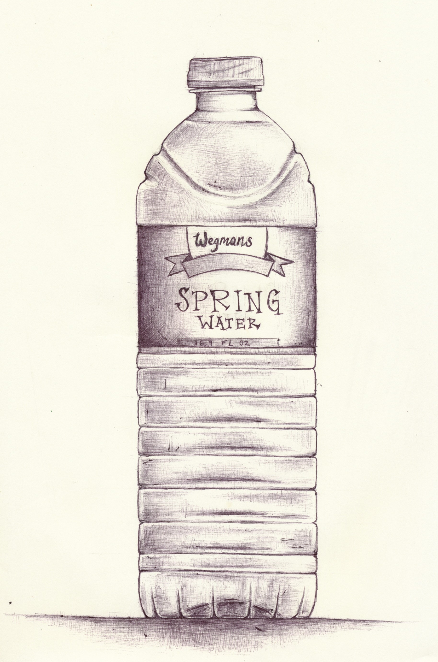 Water Bottle Drawing Images - Images Of Glass Bottle Drawing | Bodegawasues