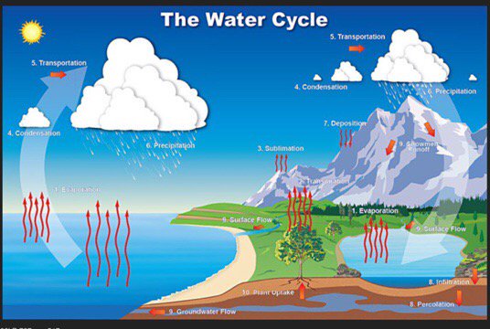 Water Cycle Drawing at GetDrawings | Free download