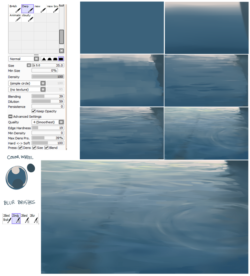 800x884 Water Surface Process Tutorial By Hews Hack