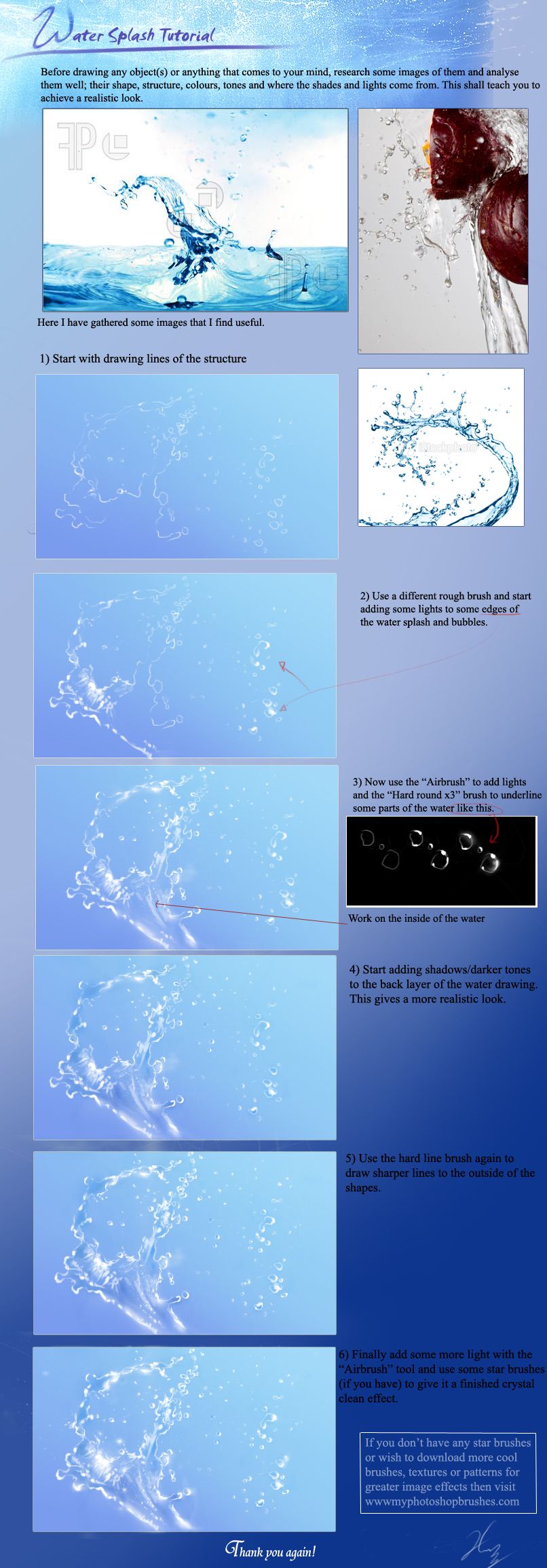 806x2310 Water Splash Tutorial By Caucasian