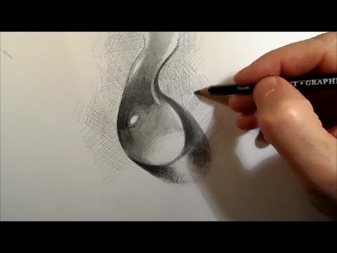 480x360 Drawing A Water Drop, Time Lapse