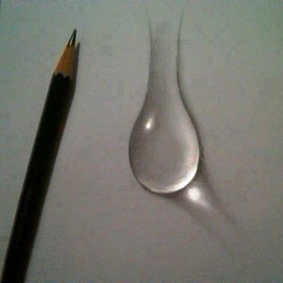 403x403 Photos Water Drop Pencil Sketch,