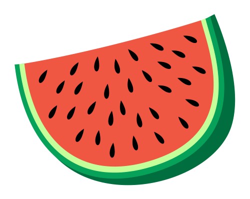 500x398 Drawing A Cartoon Watermelon
