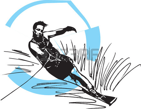 450x348 194 Waterski Stock Vector Illustration And Royalty Free Waterski
