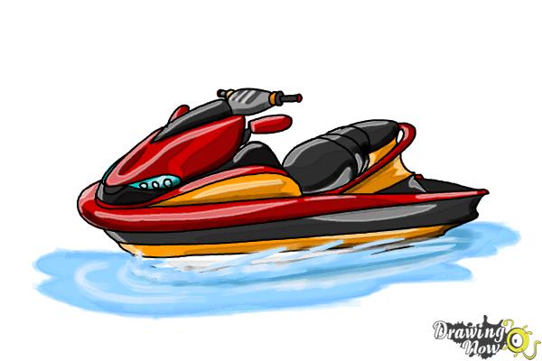 600x400 How To Draw A Jet Ski