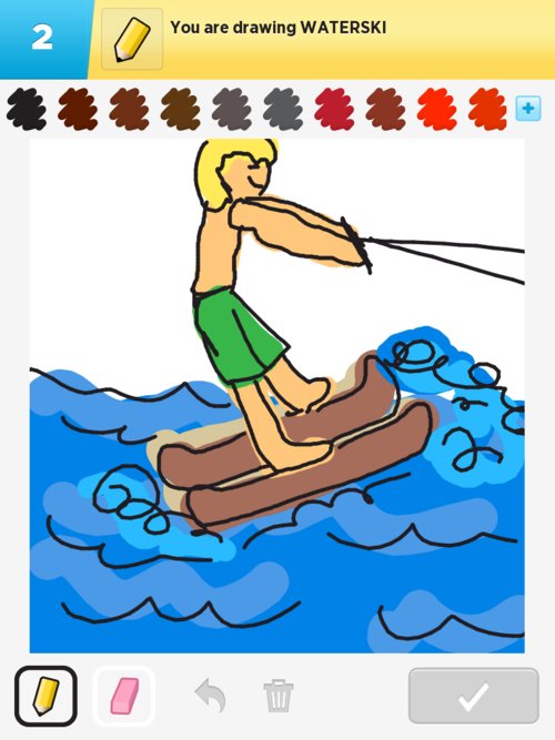 500x667 Waterski Drawings