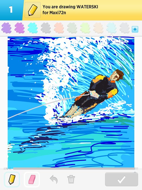 500x667 Waterski Drawings