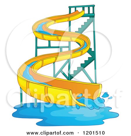 450x470 Twisty Slide Clip Art Royalty Free (Rf) Water Slide Clipart