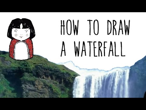 480x360 How To Draw A Waterfall