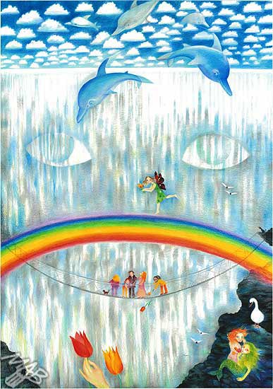 387x550 The Waterfall