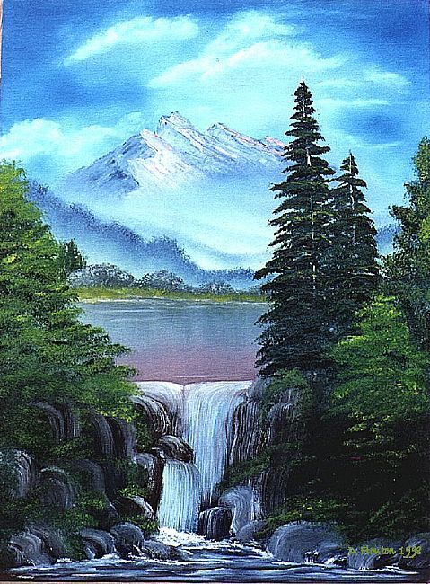479x650 Waterfall Paintings